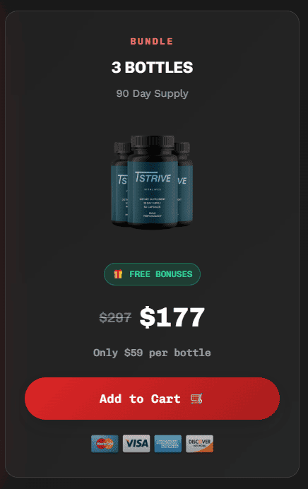 tstrive 3 bottles price
