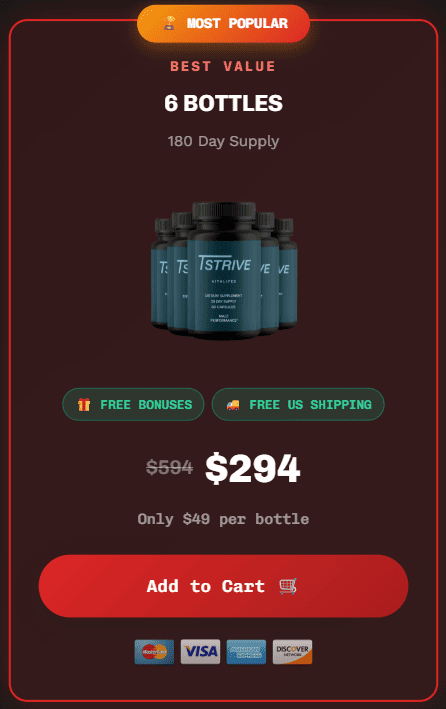 tstrive 6 bottles price